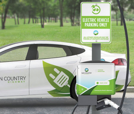 SunCountryHighway Public Level 2 Charging Station