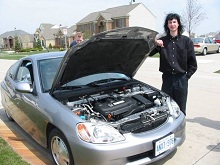 Aaron cake's 2000 Honda Insight Hybrid