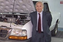 President of Electric Vehicle Society of Canada with his Ford Ranger EV