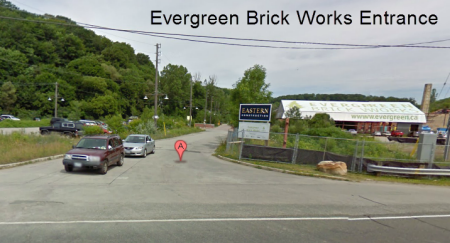 EV Fest Electric Vehicle Show Evergreen Brick Works Entrance from Bayview