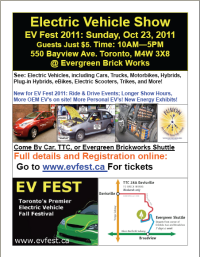 EV Fest Electric Vehicle Show - Poster 1c - Please Print and post Locally or attach in your emails!