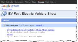 Come over and Join EV Fest Electric Vehicle Show Google Group and add your thoughts!