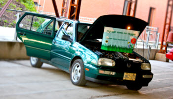 Dick Woudenberg's 1997 Waste Vegetable Oil Powered 'Biodiesel' Golf as seen at EV Fest 2011!