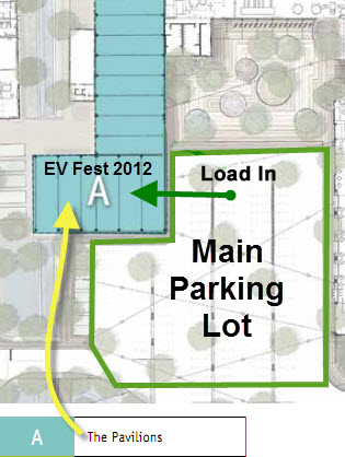 Main Parking Lot - Access And Loading in for The Pavilions