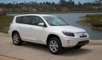 The technology is moving very quickly! An SUV: The 2013 Toyota RAV4 EV.