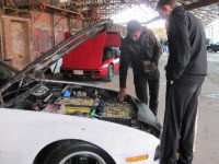 SingularMotionEV Porsche 944SM at EV Fest 2011