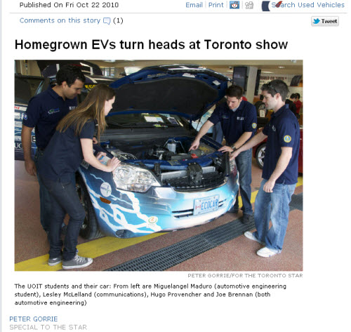EV Fest Electric Vehicle Show 2010 News Story