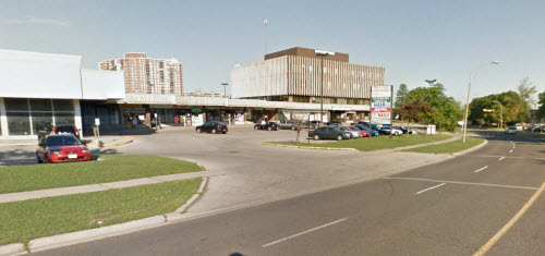 Entrance for 600 East Mall on the Left