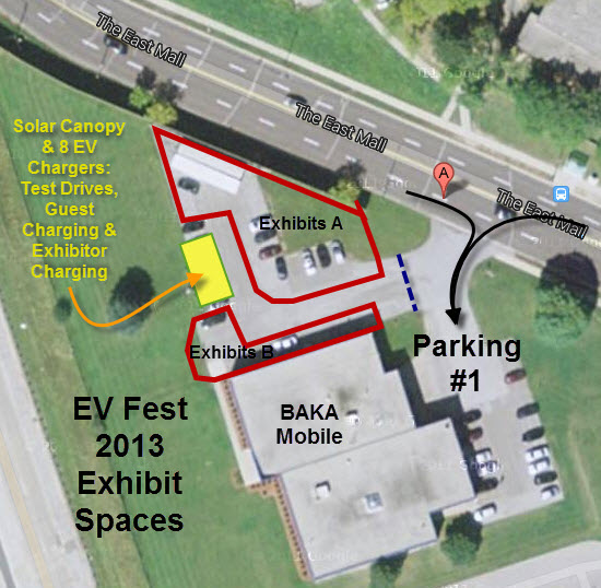 Baka Mobile EV Fest 2013 Exhibit Spaces