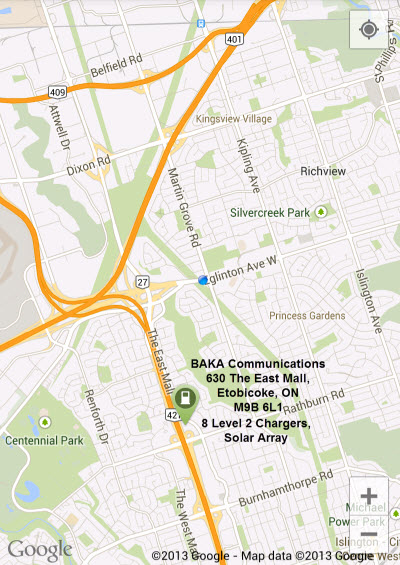 Google MAp View of BAKA Communications, Address & Area