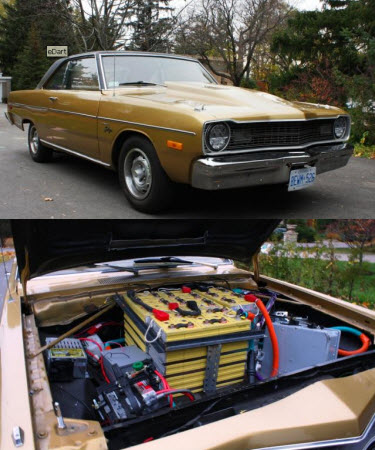 1974 Dodge Dart Swinger, 170 Volts, 100 Miles Range