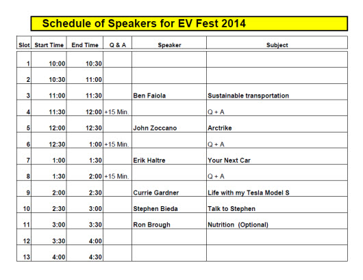Speakers List - Image Only. Click PDF link for printed page, if required.