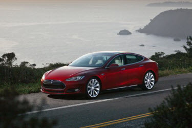 Tesla Models in Signature Red