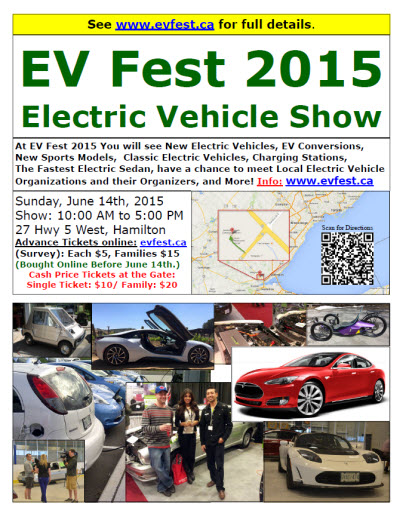 Updated EV Fest 2015 Poster showing BMW i8