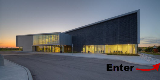 Parking Lot Entrance to Rear Arena Access Point Parking Lot Entrance to Rear Arena Access Point